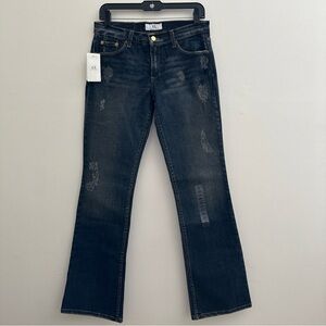 A/X Armani Exchange Women’s Jeans Size 6 S Boot Cut Low Rise Destructed Y2K
